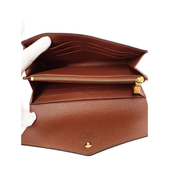 Louis Vuitton Monogram Portefeuille Sarah Bifold Long Wallet - Picture 3 of 5